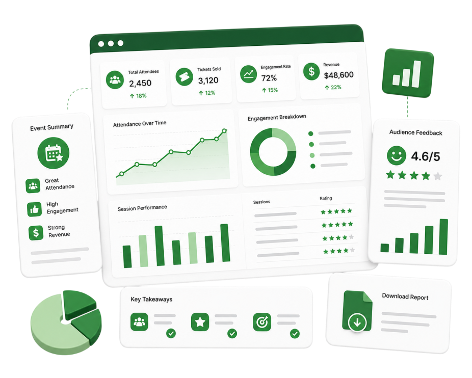 Analytics dashboard illustration
